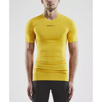 Craft Pro Control kompression T-shirt, Sweden yellow