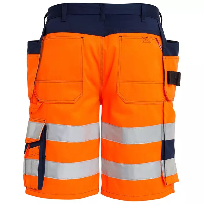 Engel hantverksshorts, Varsel Orange/Marinblå, large image number 1