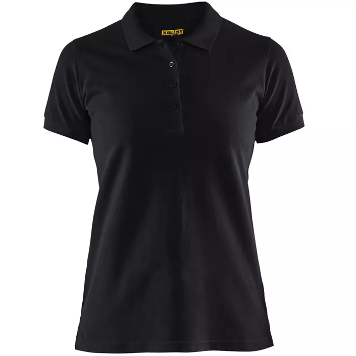 Blåkläder women's polo shirt, Black, large image number 0