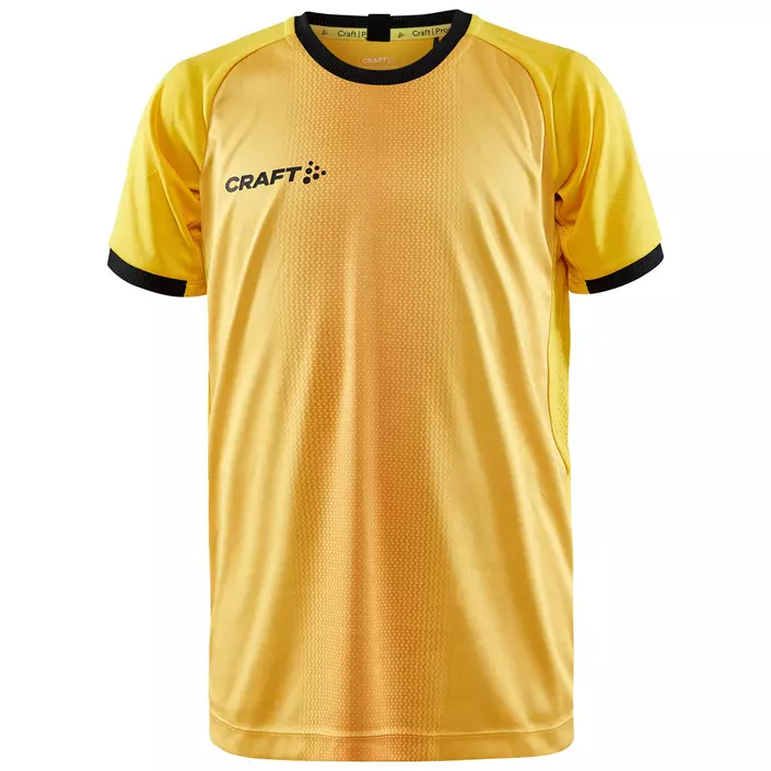 Craft Progress 2.0 Graphic Jersey T-Shirt für Kinder, Sweden Yellow/Schwarz, large image number 0
