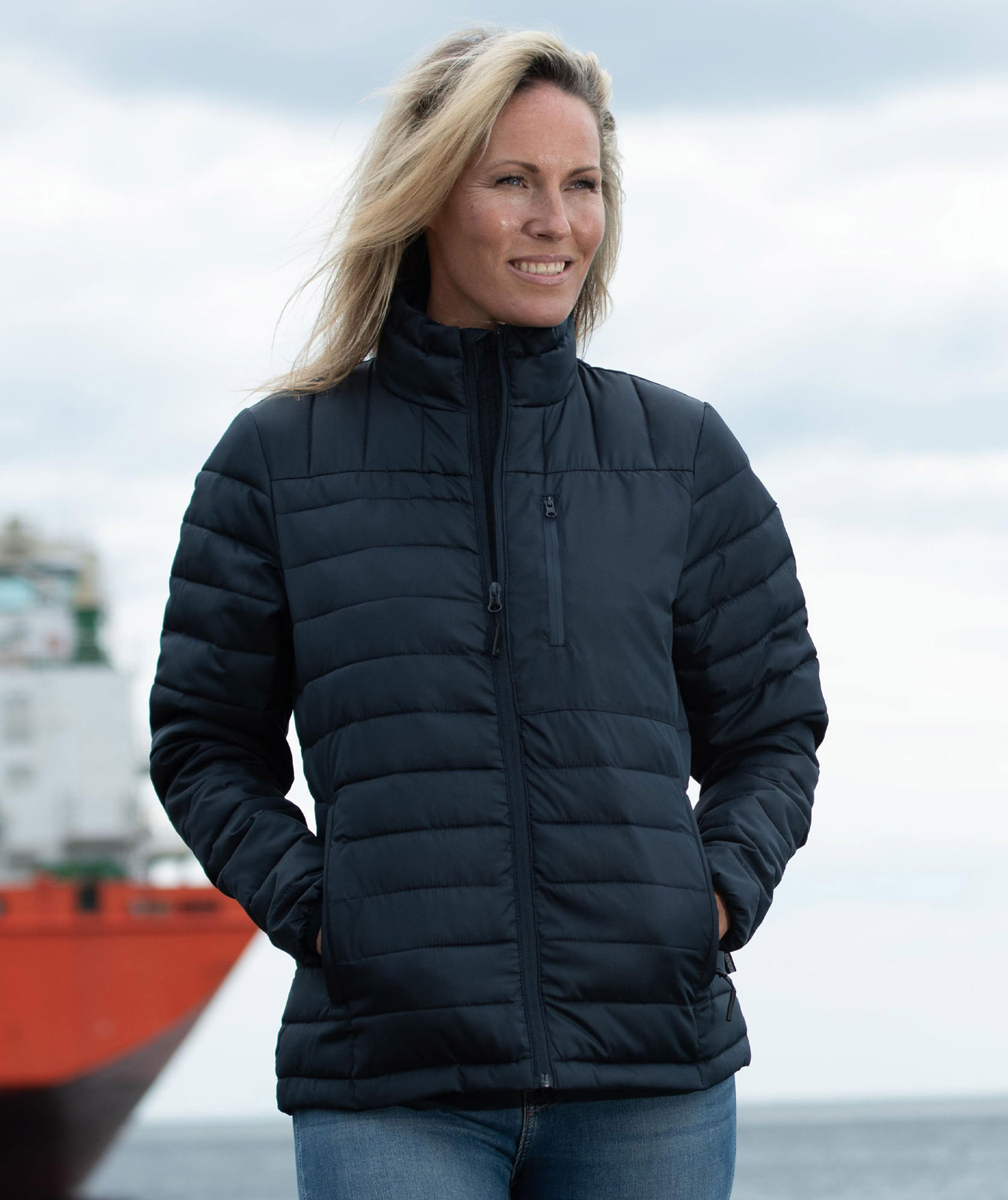 Matterhorn Haddow Damen Steppjacke, Navy