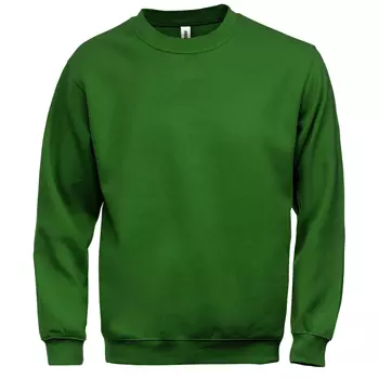 Fristads Acode klassisk collegetröja/sweatshirt, Grön