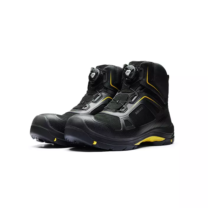 Blåkläder Gecko safety boots S3, Black/Yellow, large image number 1