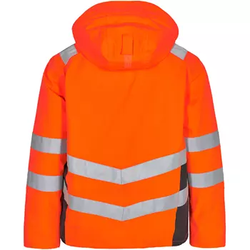 Engel Safety women's winter jacket, Hi-vis orange/Grey