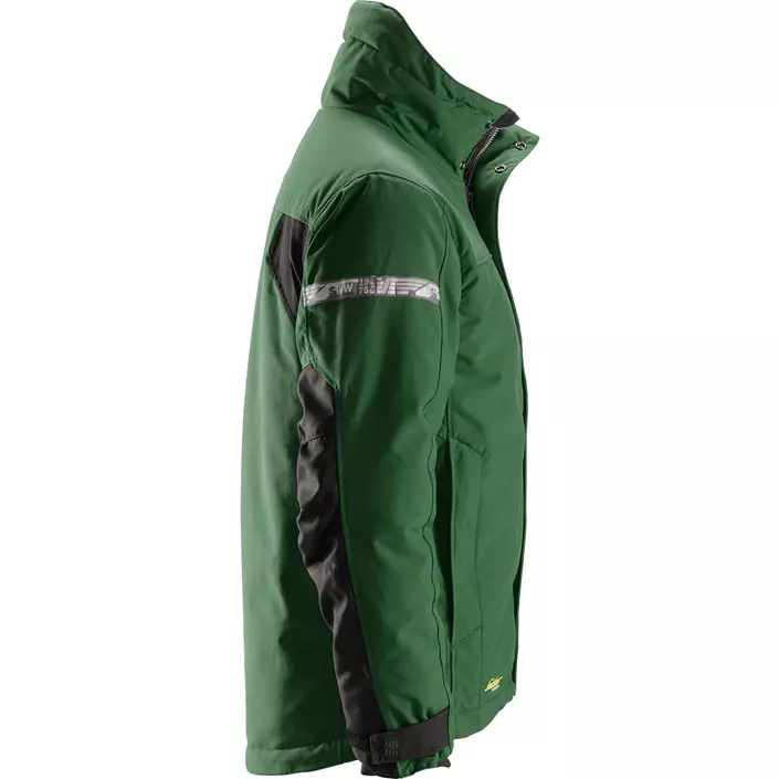 Snickers AllroundWork 37.5® winter work jacket 1100, Forest green/black, large image number 3