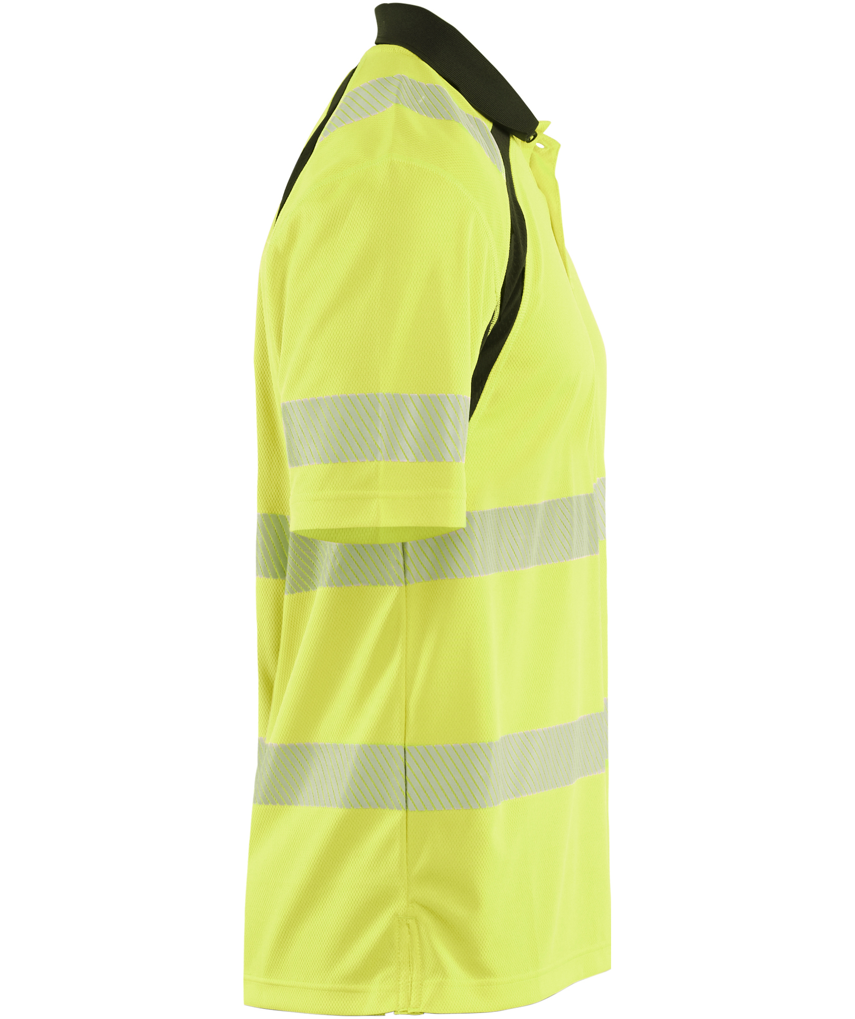 Bl&aring;kl&auml;der polo T-shirt, Hi-vis Gul/Sort, large image number 3