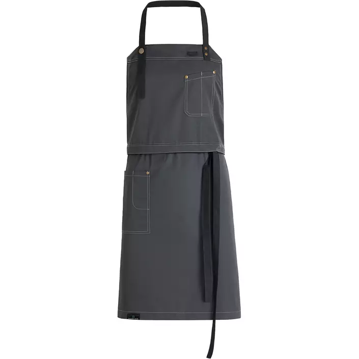 Kentaur Raw bröstlappsförkläde, Charcoal, Charcoal, large image number 0