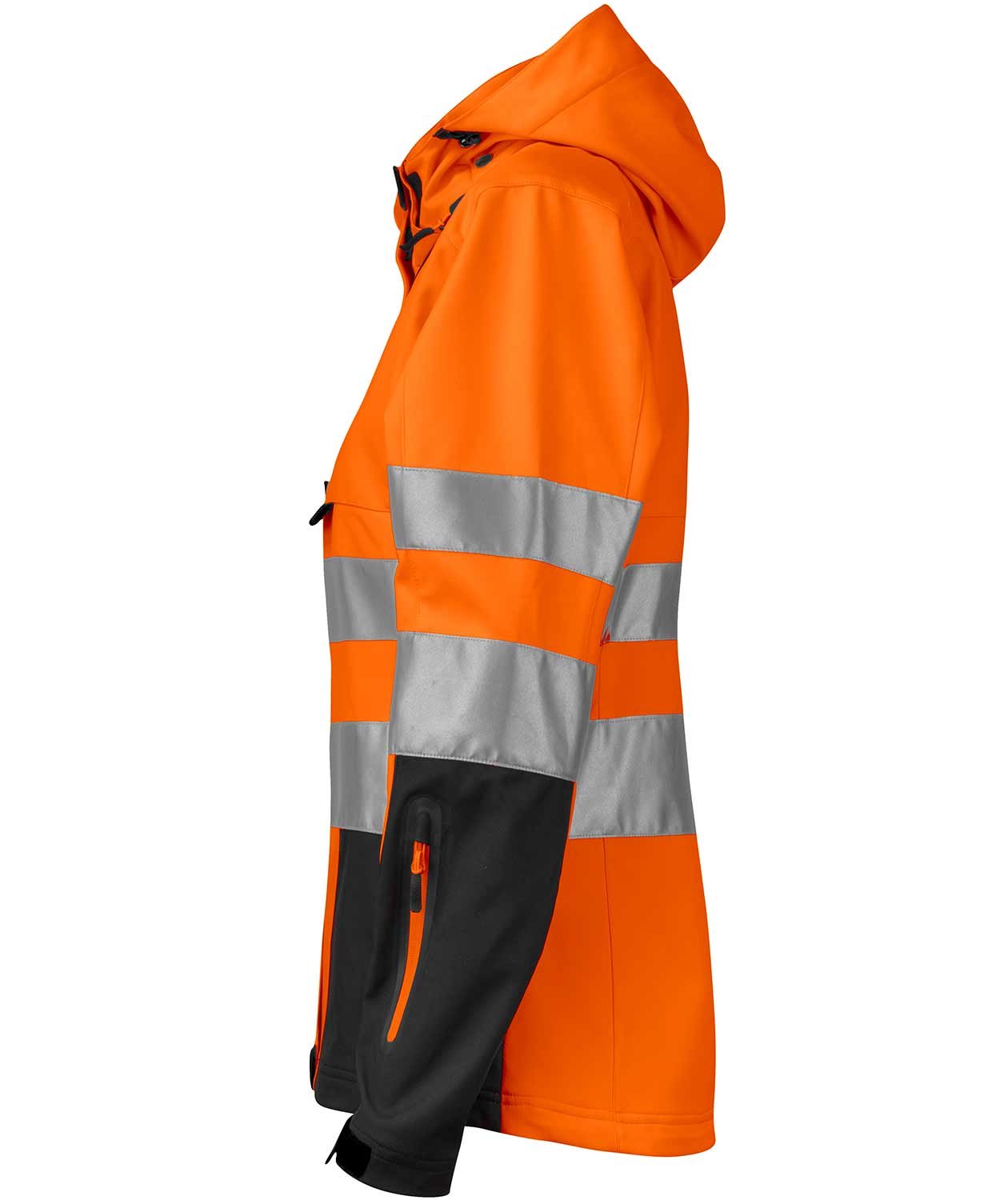 ProJob women's shell jacket 6423, Orange/Black, large image number 2