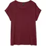 Vero Moda VMAVA Damen T-Shirt, Tawny Port Vero Moda VMAVA Damen T-Shirt, Tawny Port