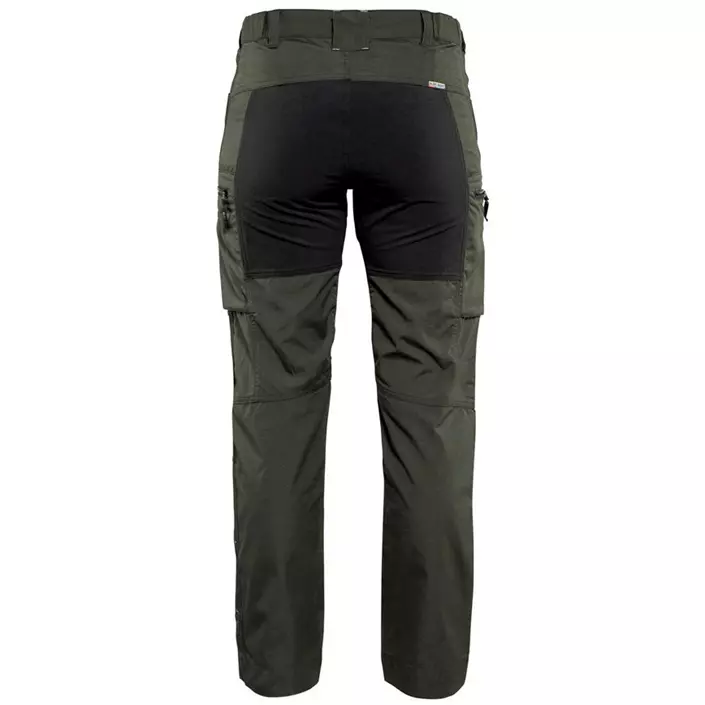 Blåkläder Unite women's service trousers, Army Green/Black, large image number 2