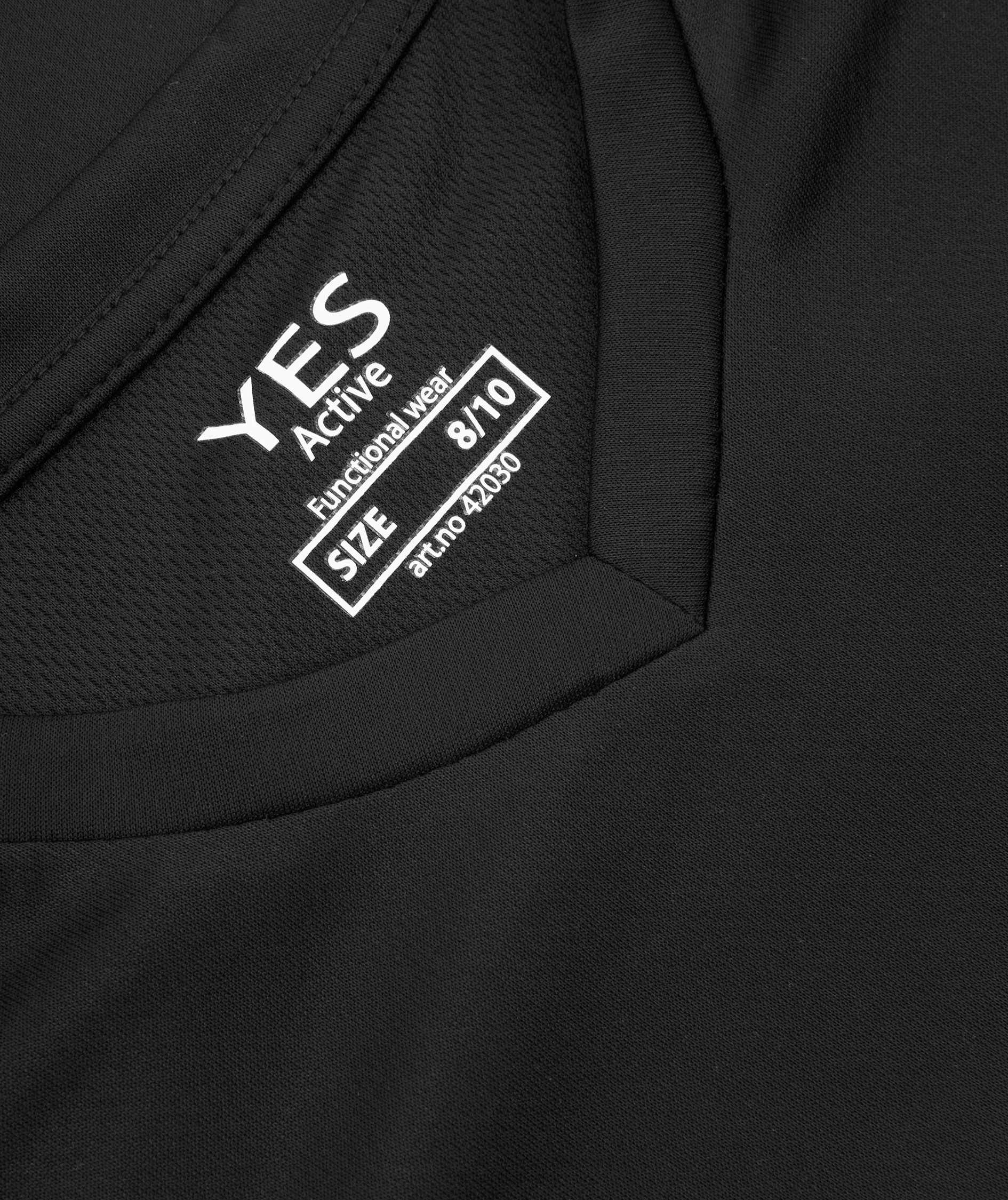 ID Yes Active T-Shirt f&uuml;r Kinder, Schwarz, large image number 3