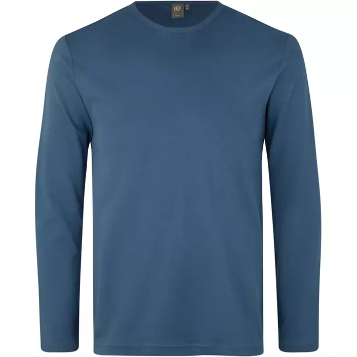 ID Interlock T-shirt long-sleeved, Indigo Blue, large image number 0