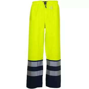 Abeko Sitex rain trousers, Hi-vis Yellow/Marine