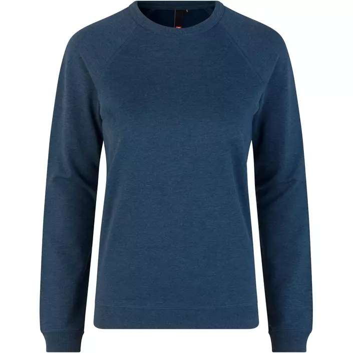 ID Core Damen Sweatshirt, Blau Melange, large image number 0