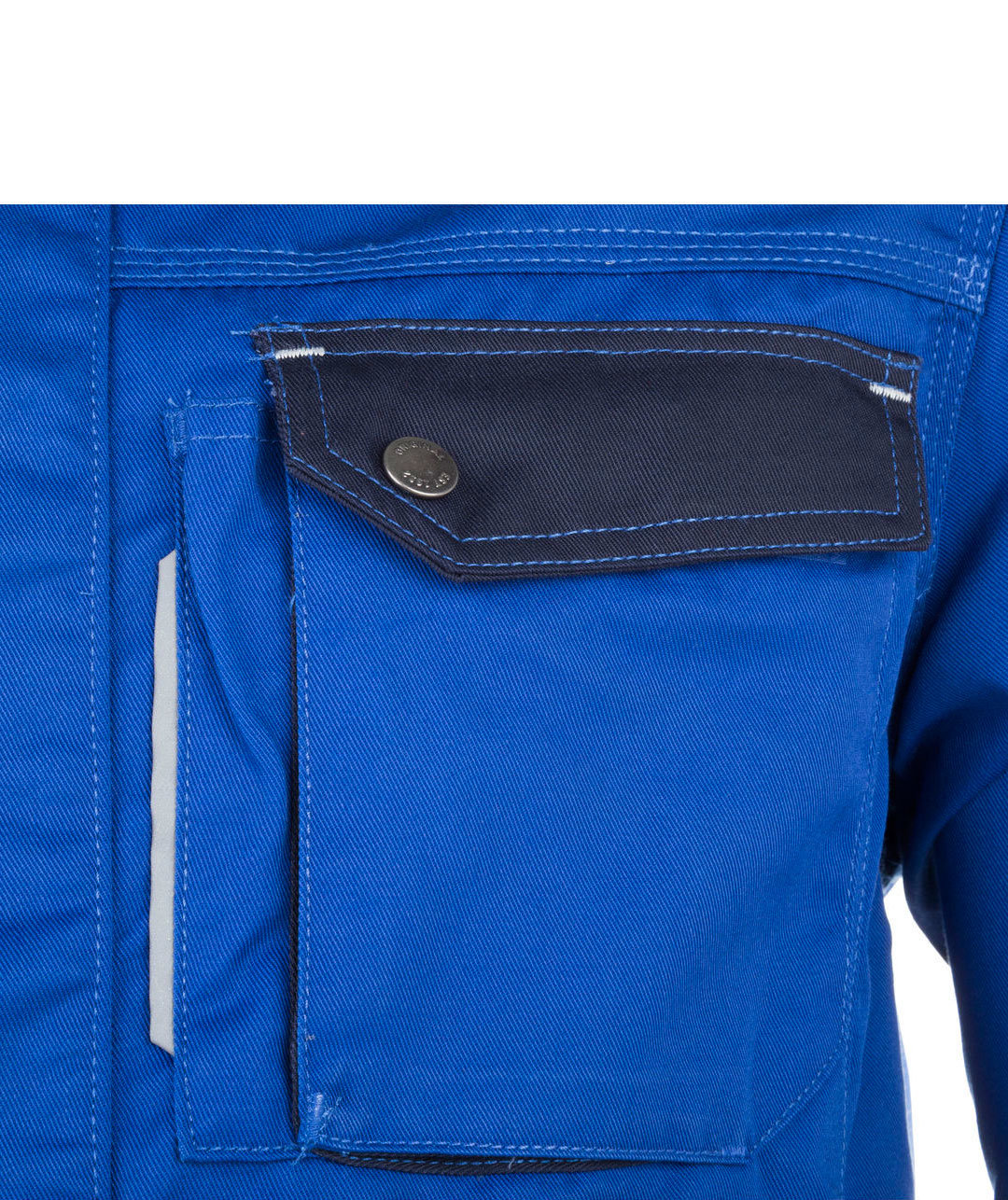 Kramp Original arbetsjacka, Kungsbl&aring;/Marin, large image number 3