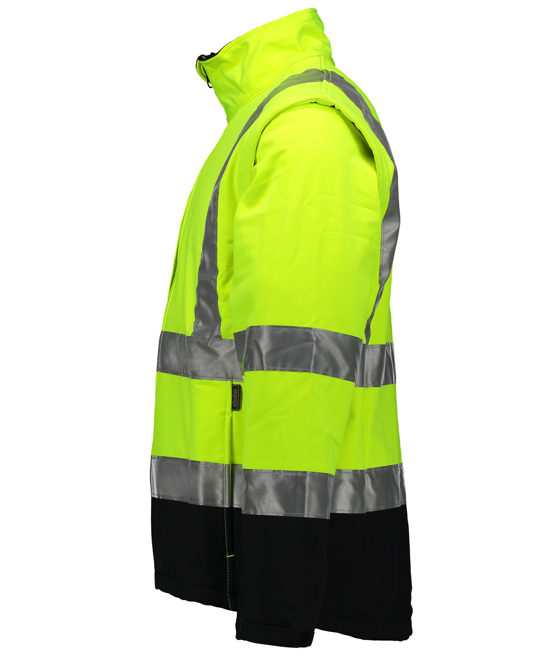 Abeko Minnesota 2-in-1 softshell jacket, Hi-vis Yellow/Black, large image number 2
