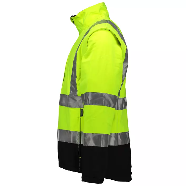 Abeko Minnesota 2-in-1 softshell jacket, Hi-vis Yellow/Black, large image number 2
