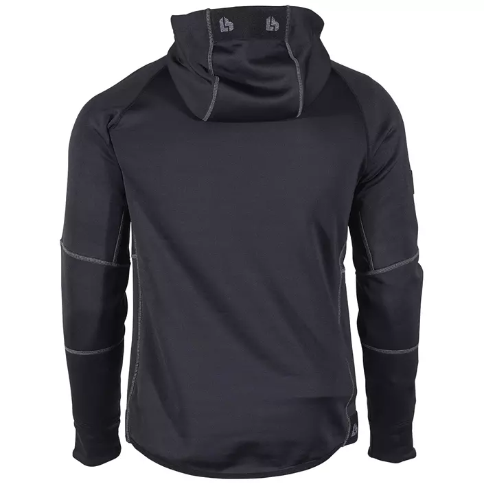 L.Brador Aereo half zip hættetrøje 6028P, Svart, large image number 1