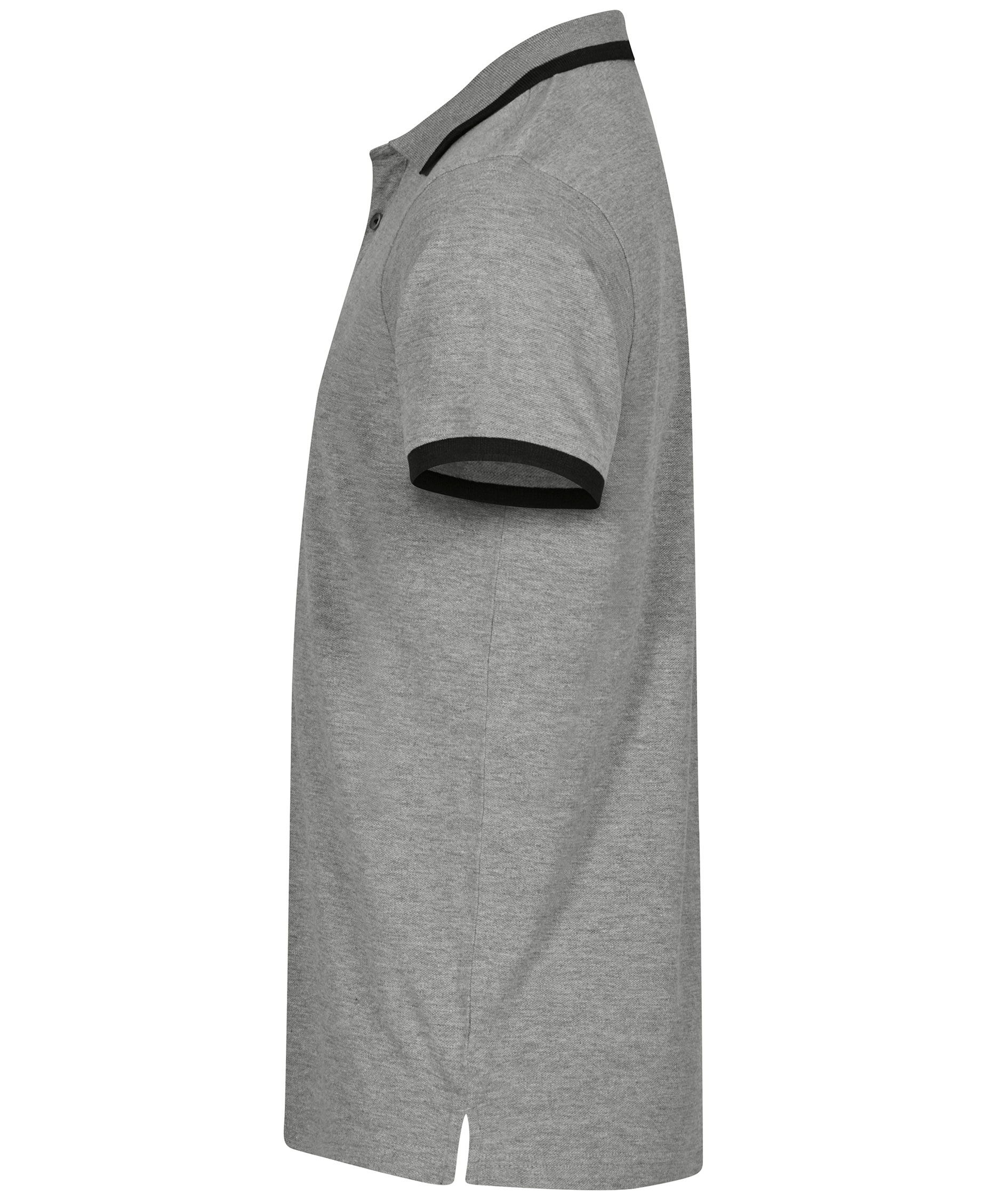 Clique Austin polo shirt, Grey melange, large image number 3