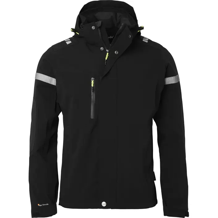 Top Swede shell jacket 367, Black, large image number 0