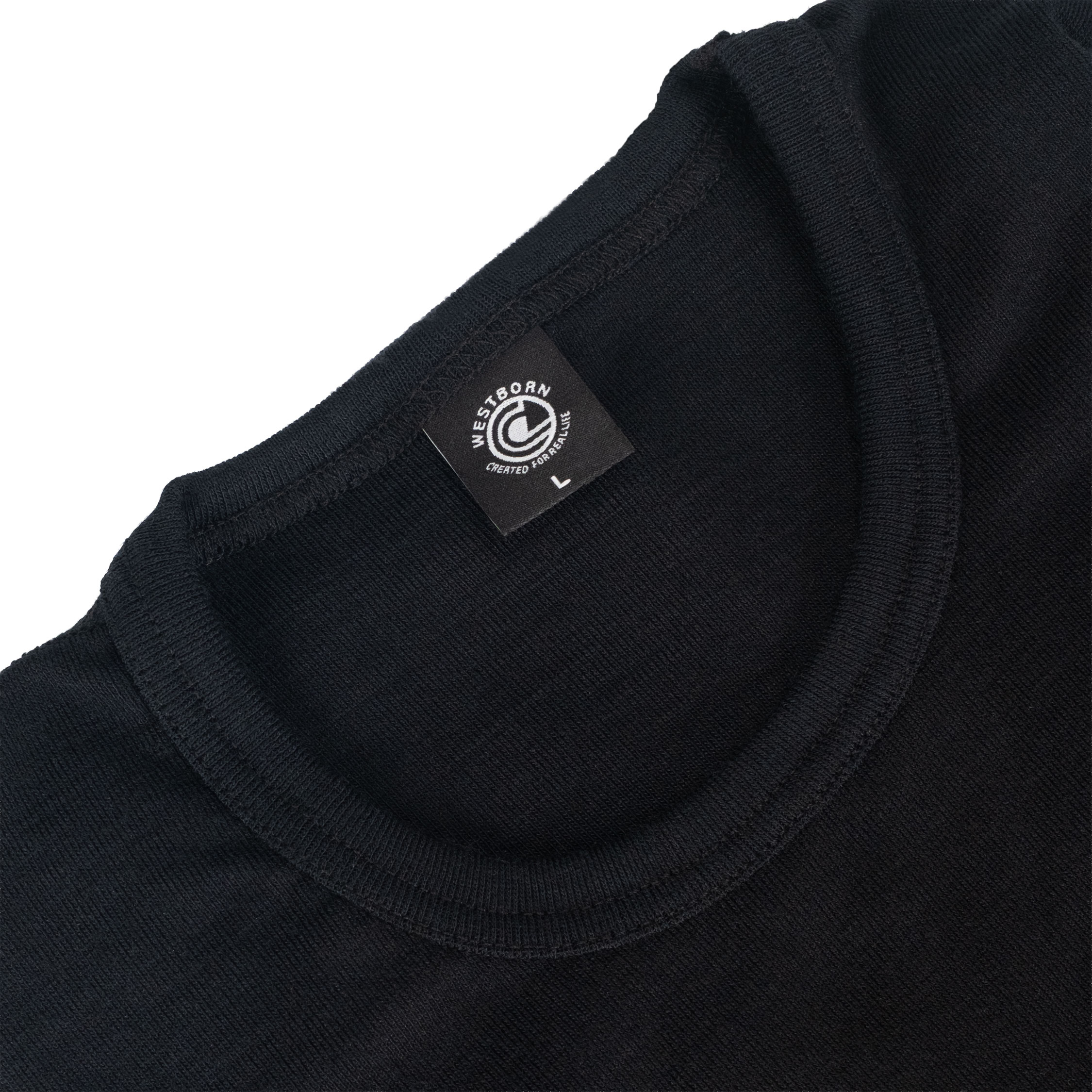 Westborn T-shirt with merino wool, Black, large image number 3