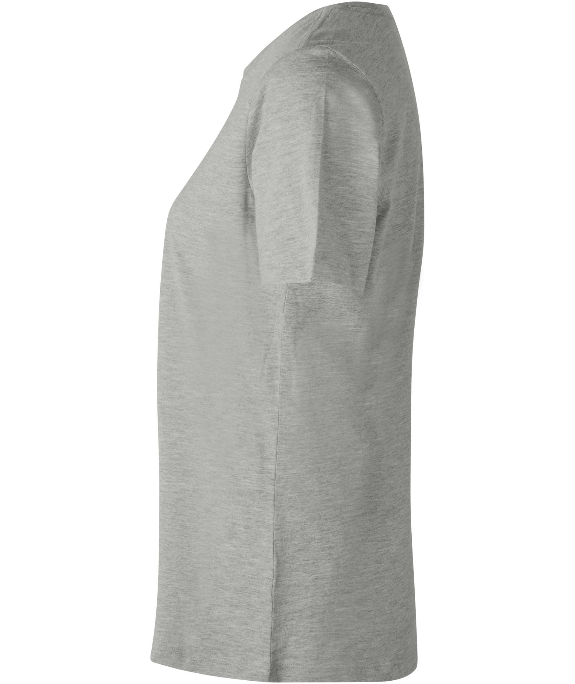 ID organic women's T-shirt, Light grey mottled, large image number 2