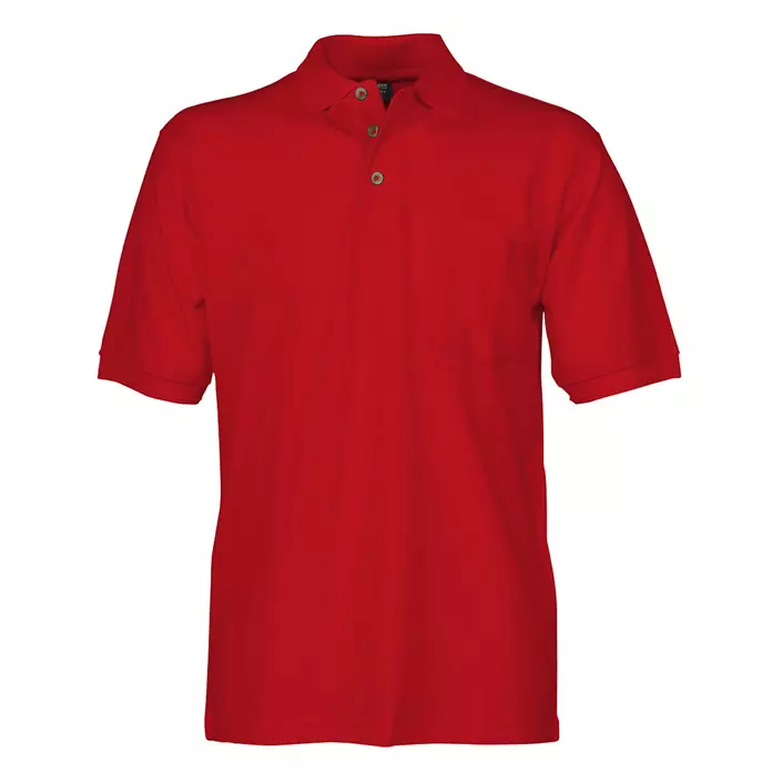 Jyden Workwear polo T-skjorte, Red, large image number 0