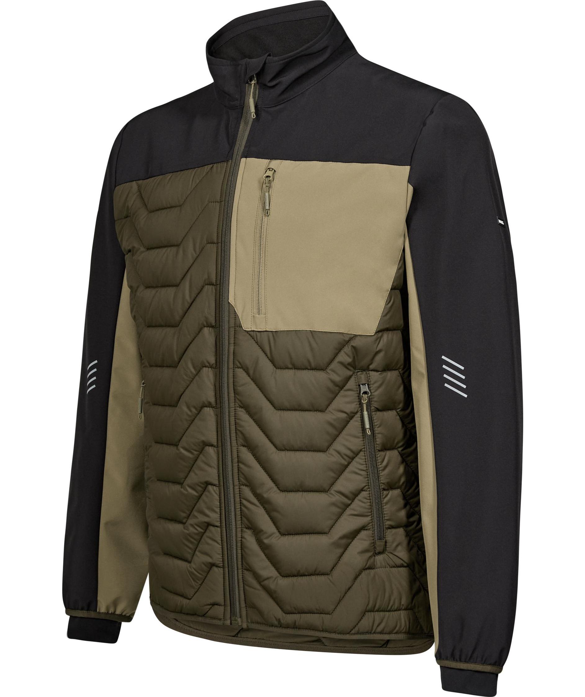 Engel Entire hybridjakke, Forest Green/Black, large image number 5