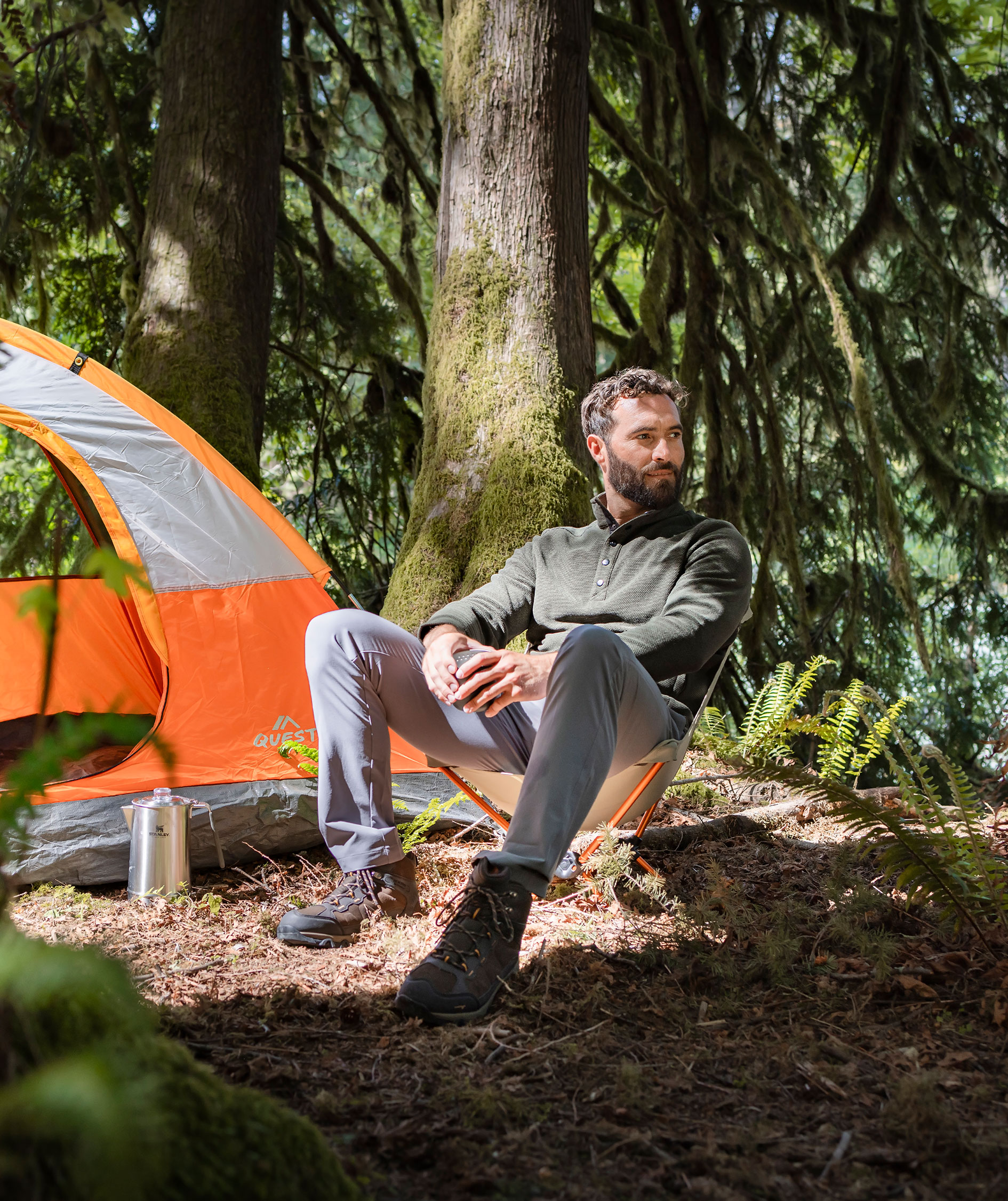 Cutter & Buck Hunts Point fleece pullover, Ivy green, large image number 5