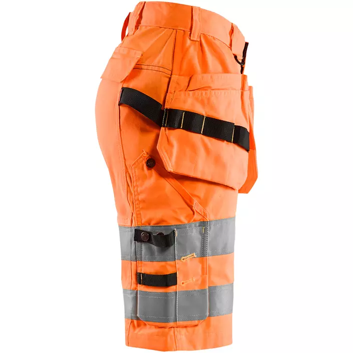 Blåkläder stretch craftsman shorts, Hi-vis Orange, large image number 2