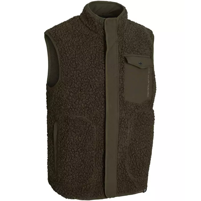 Northern Hunting Hjalmar fibre pile vest, Dark Green, large image number 0