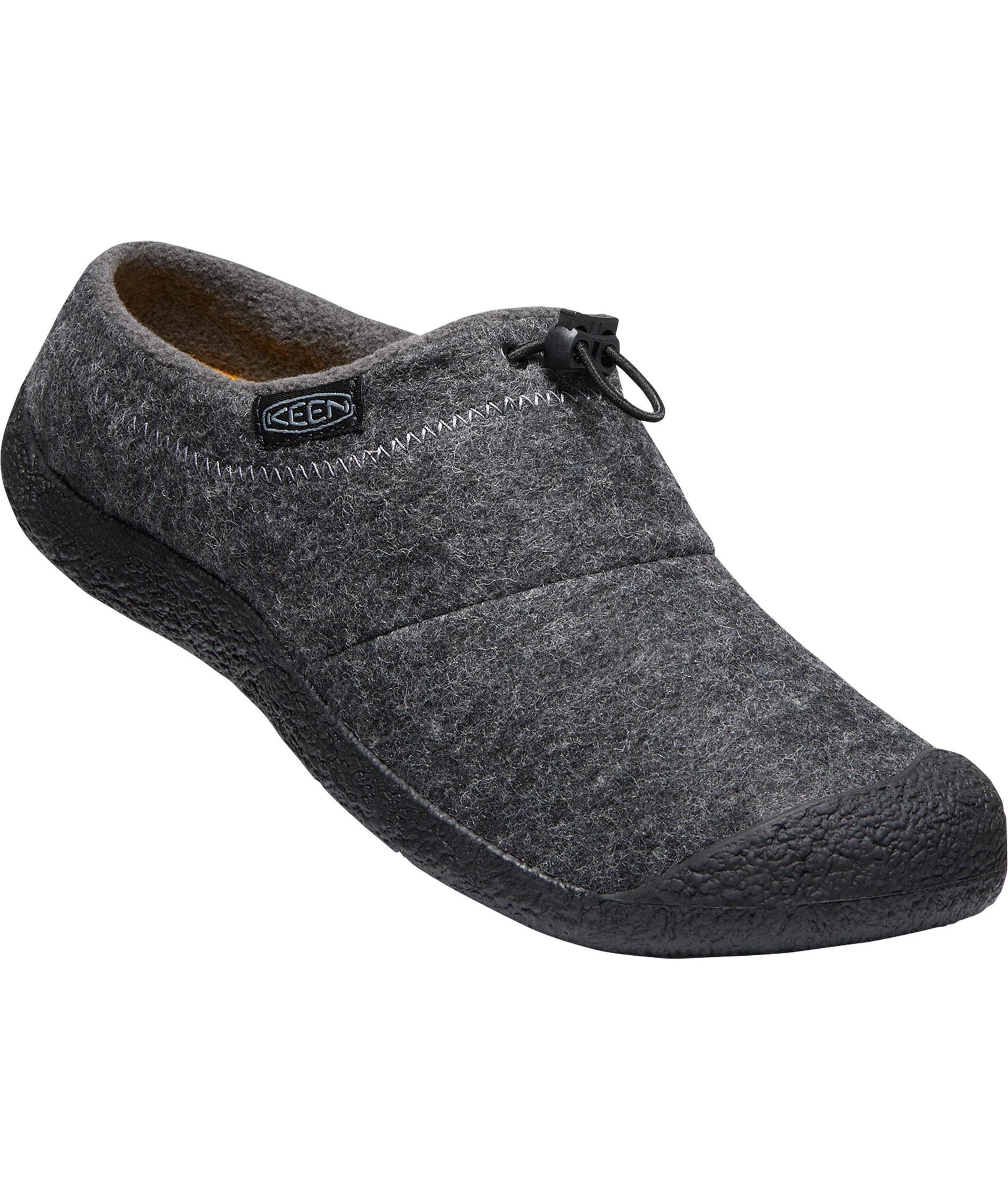 Keen Howser III slide sneakers, Charcoal grey felt/black