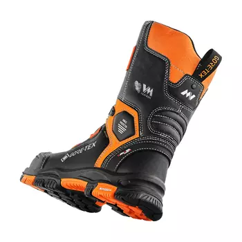 VM Footwear Connecticut vernestøvler S7L, Svart/Oransje