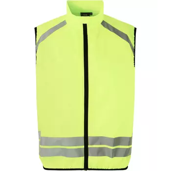 ID running vest with reflective details, Hi-Vis Yellow