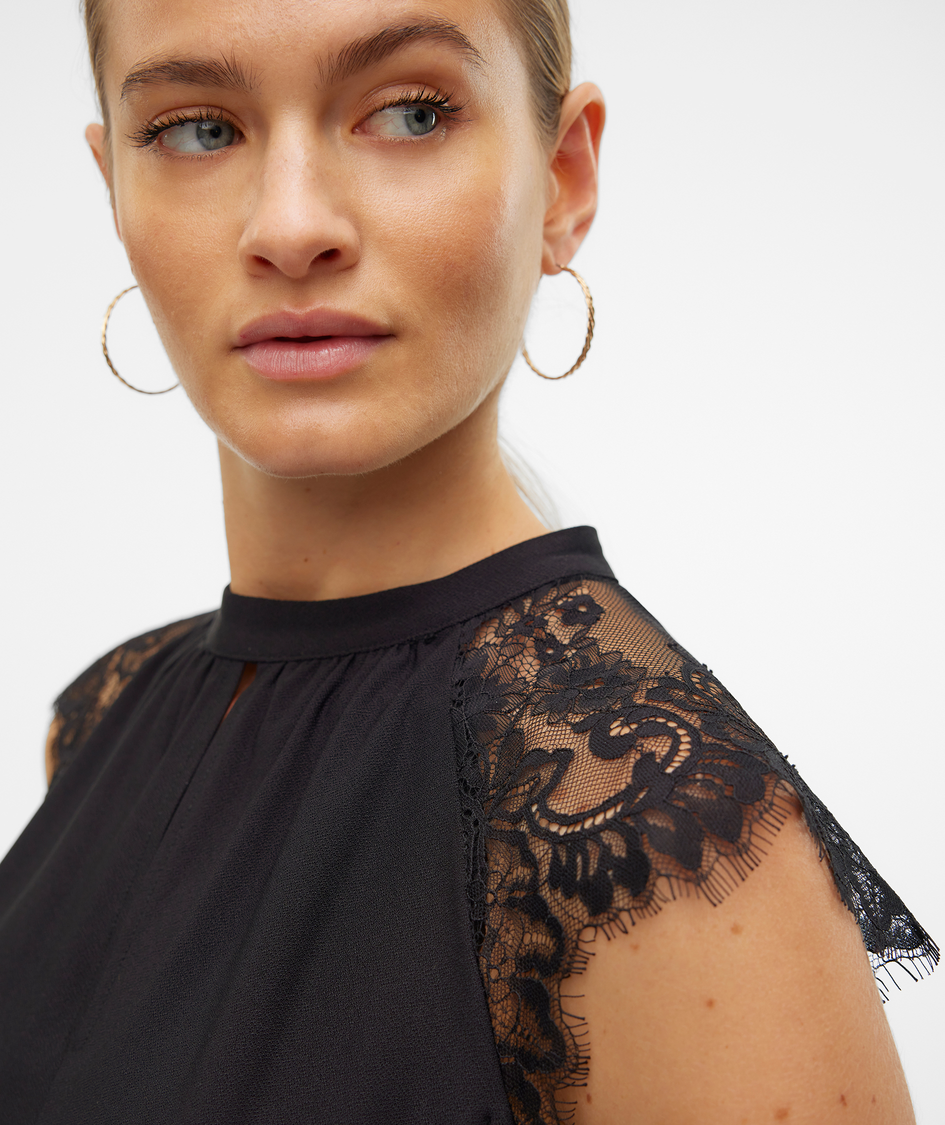 Vero Moda VMMILLA blus dam, Black, large image number 3