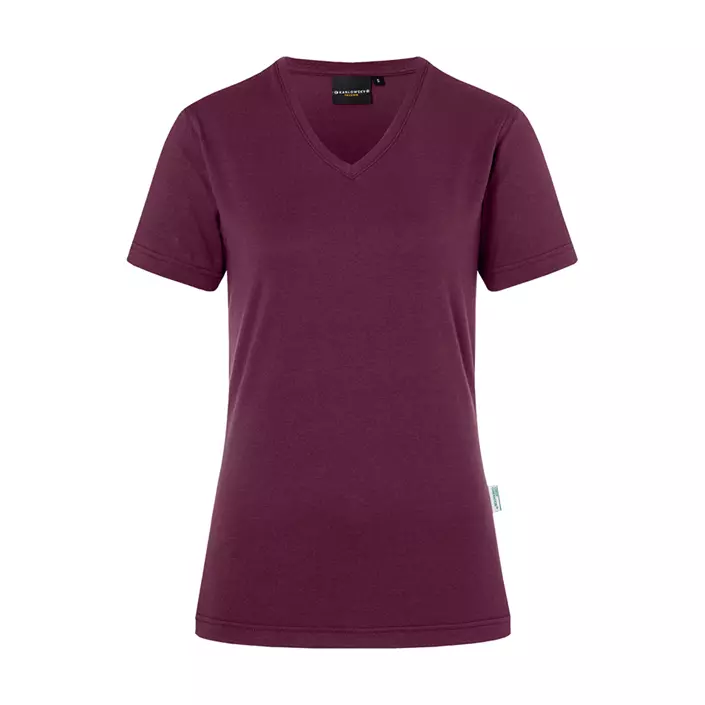 Karlowsky Casual-Flair dame T-Shirt, Aubergine, large image number 0