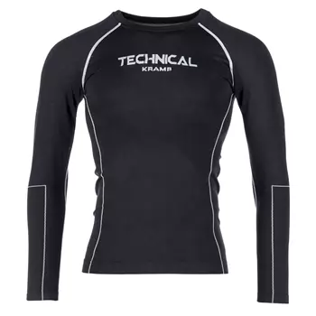 Kramp Technical seamless thermal undershirt L/S, Black
