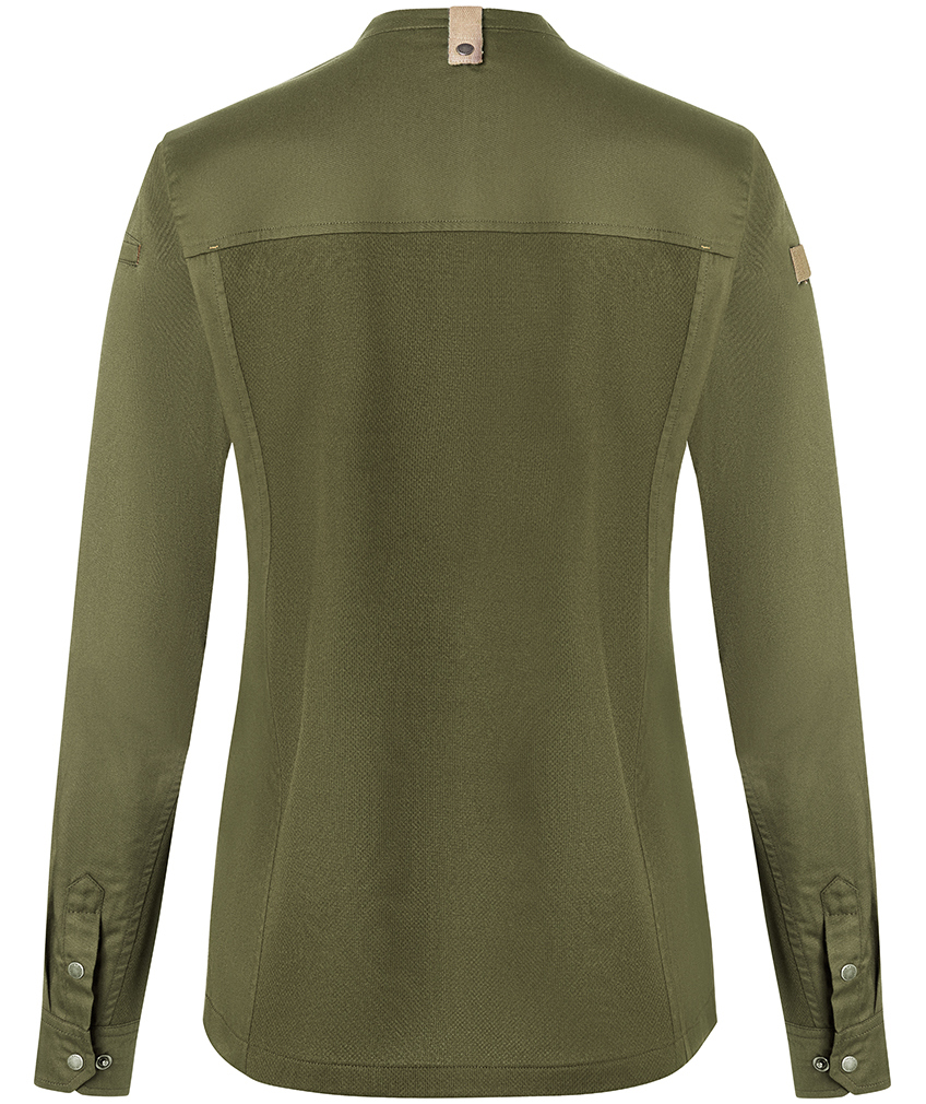 Karlowsky Green-Generation women's chefs jacket, Moss green, large image number 2
