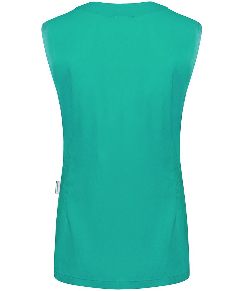 Karlowsky Essential sleeveless women's tunic, Emerald green