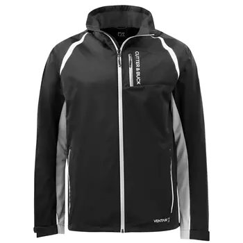 Cutter & Buck North Shore rain jacket, Black/White