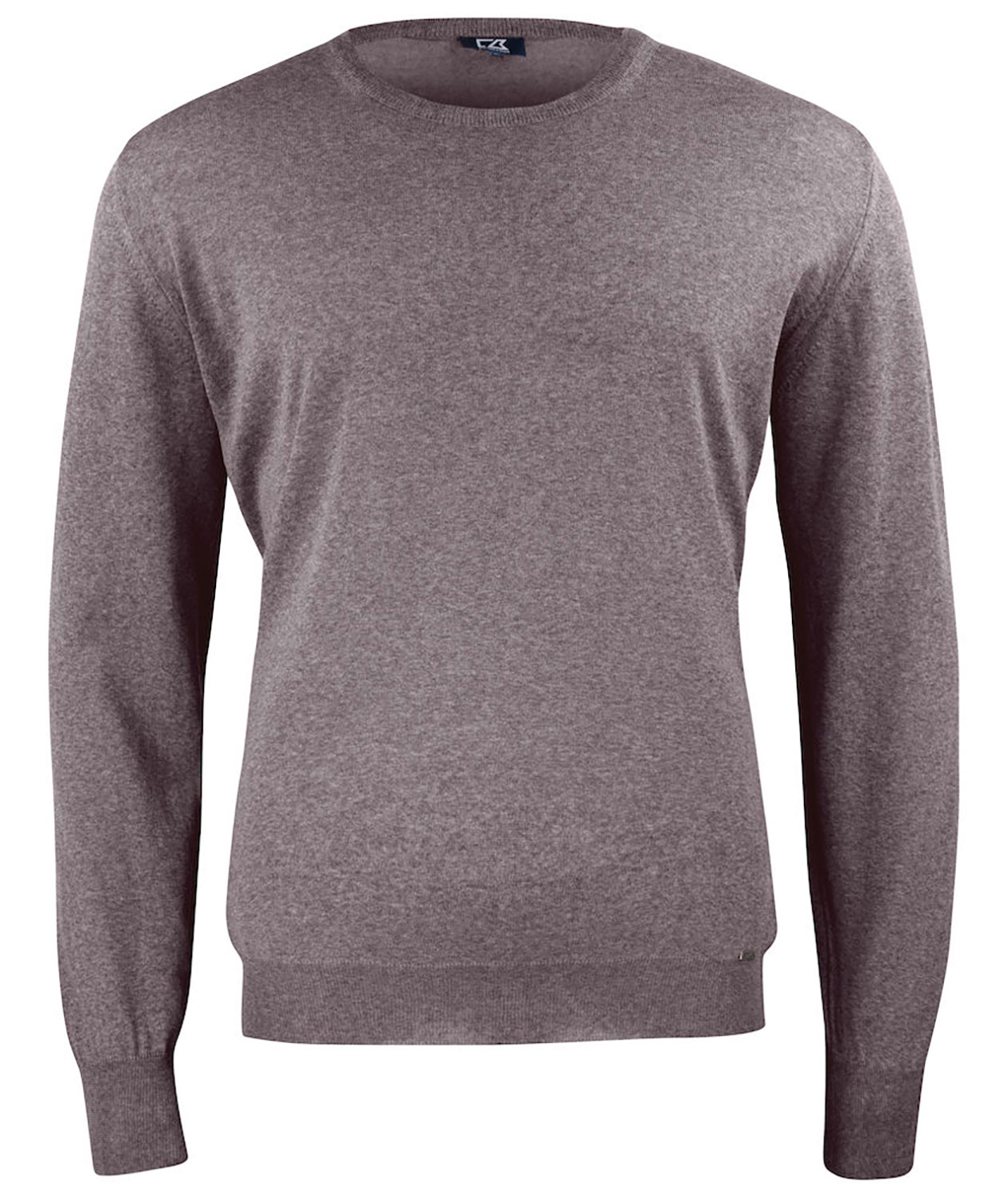 Cutter & Buck Kennewick Crewneck with merino wool, Nougat Melange, Nougat Melange, swatch