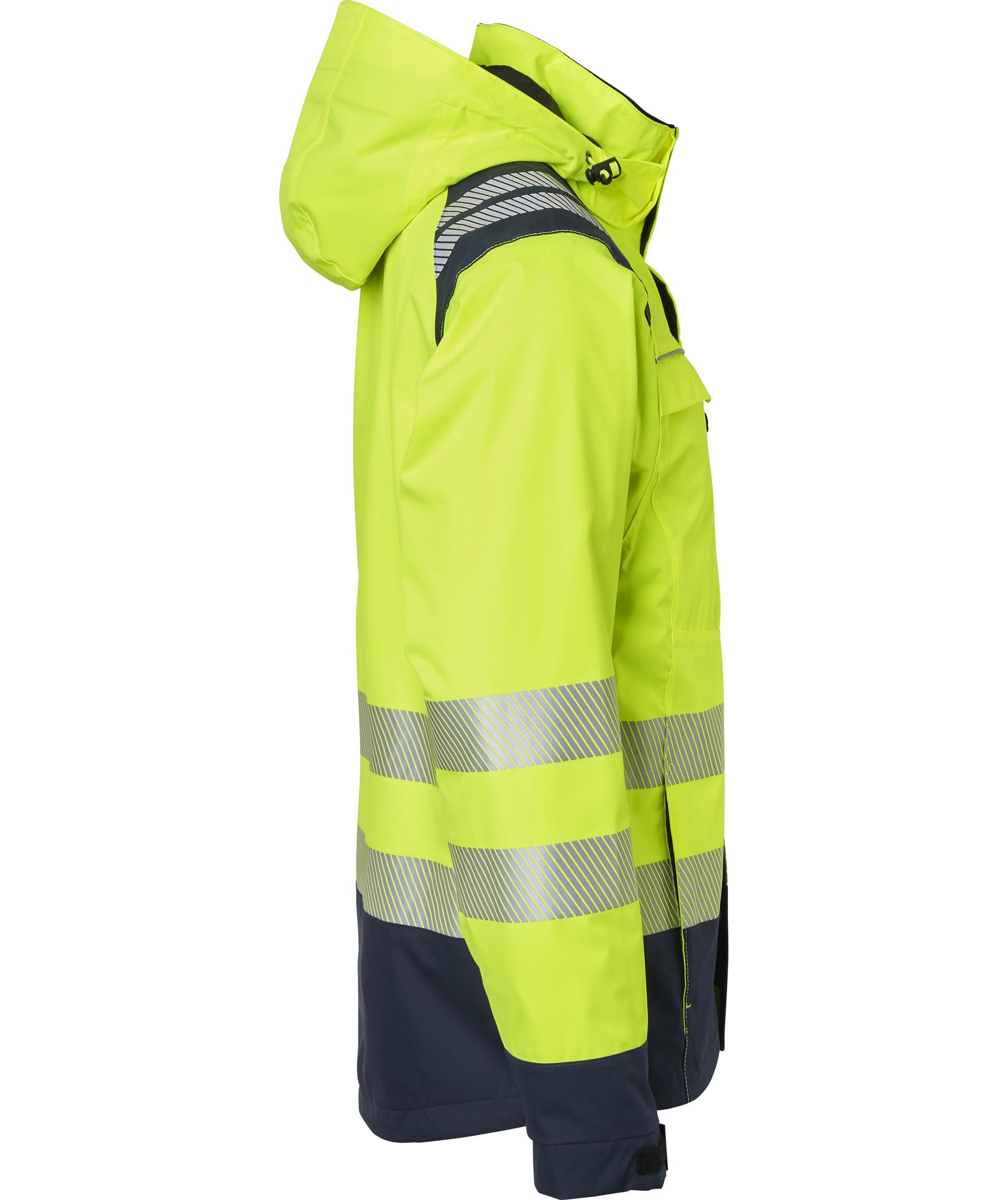 Top Swede shell jacket 130, Hi-Vis Yellow/Navy, large image number 2