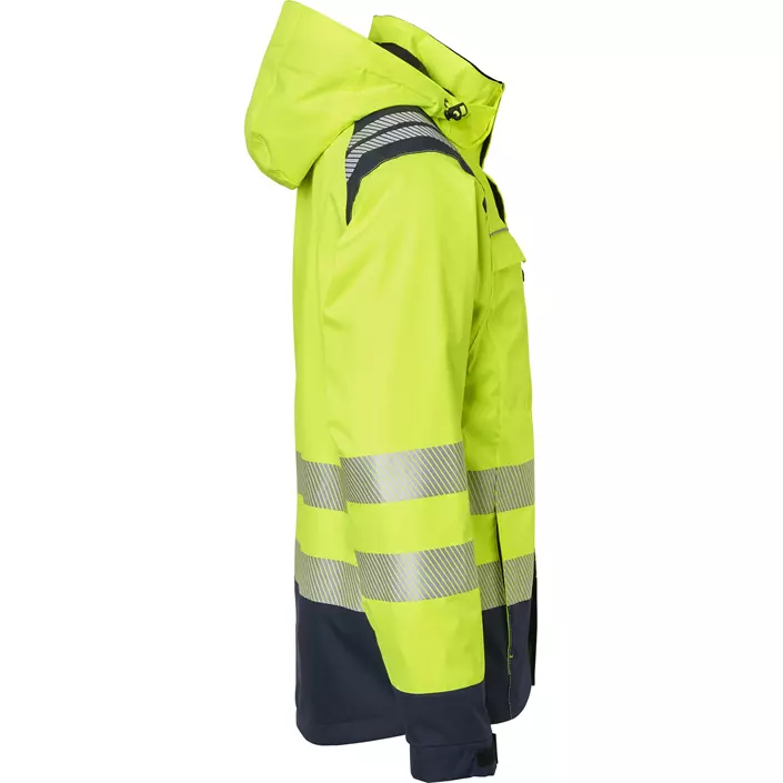 Top Swede shell jacket 130, Hi-Vis Yellow/Navy, large image number 2