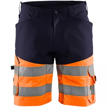 Blåkläder arbeidsshorts, Marine/Hi-Vis Oransje