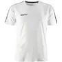 Craft Squad 2.0 Contrast Jersey T-Shirt, White Craft Squad 2.0 Contrast Jersey T-Shirt, White