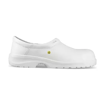 Sika Fusion clogs with heel cover S2, White