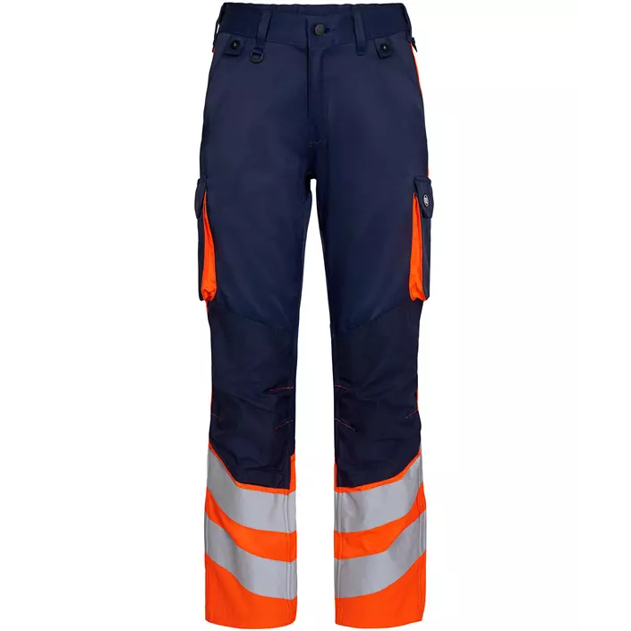 Engel Safety Light work trousers, Blue Ink/Hi-Vis Orange, large image number 0