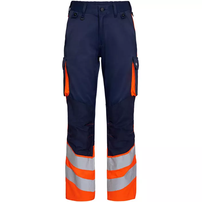 Engel Safety Light arbejdsbukser, Blue Ink/Hi-Vis Orange, large image number 0