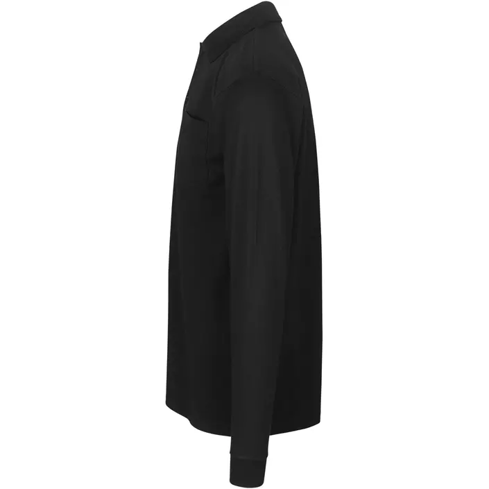 ID PRO Wear long-sleeved Polo shirt, Black, large image number 2
