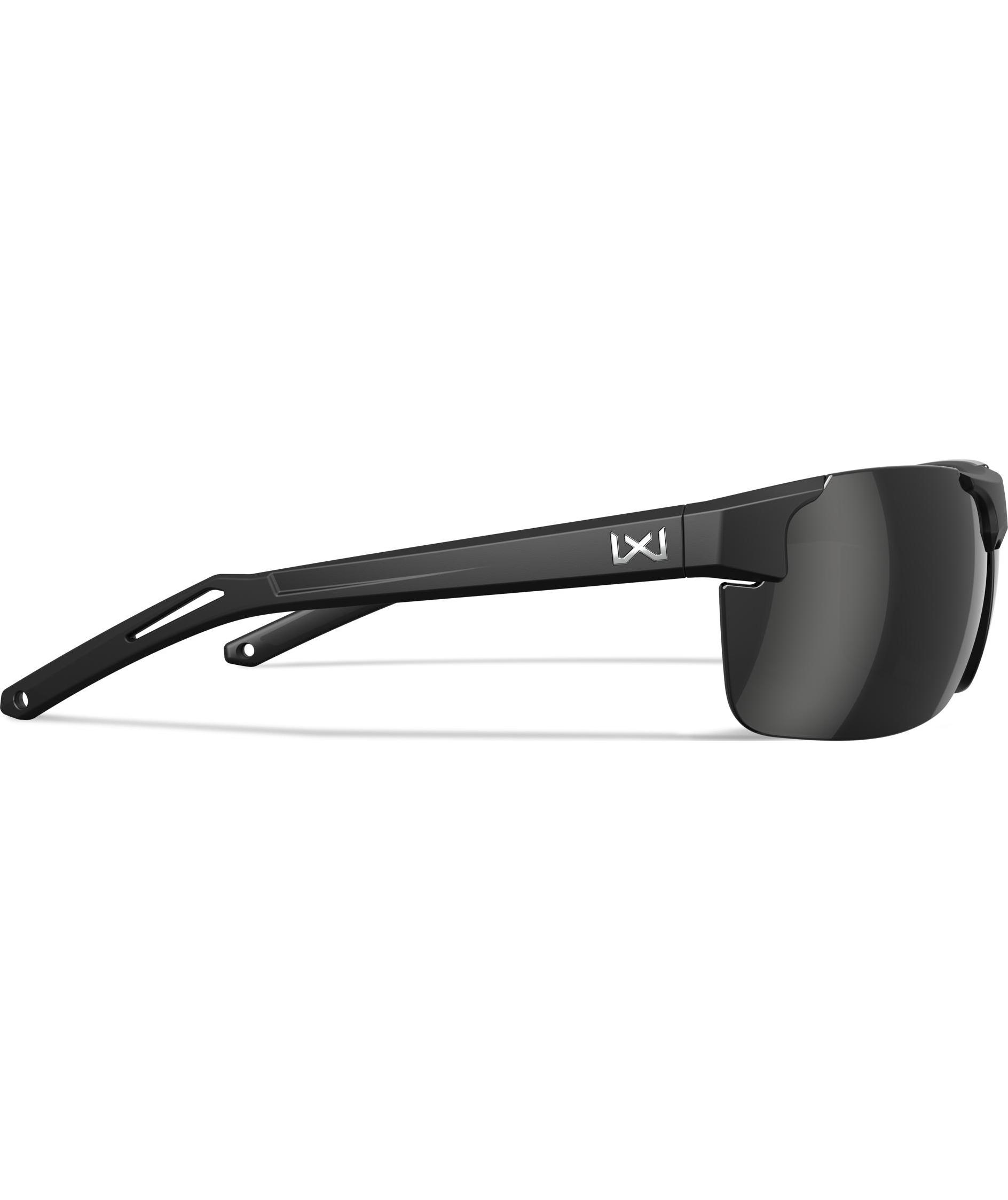 Wiley X WX Prime sunglasses, Matte Black/Black, Matte Black/Black, large image number 2